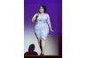 Le fronces sur Beth Ditto's dress help streamline her bodacious body.